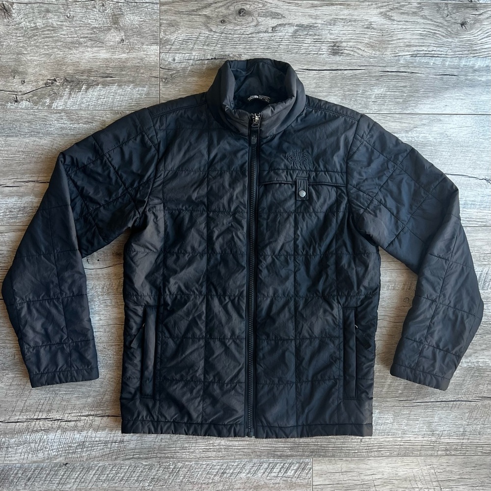 The North Face Boys Black Winter Jacket Medium 10/12